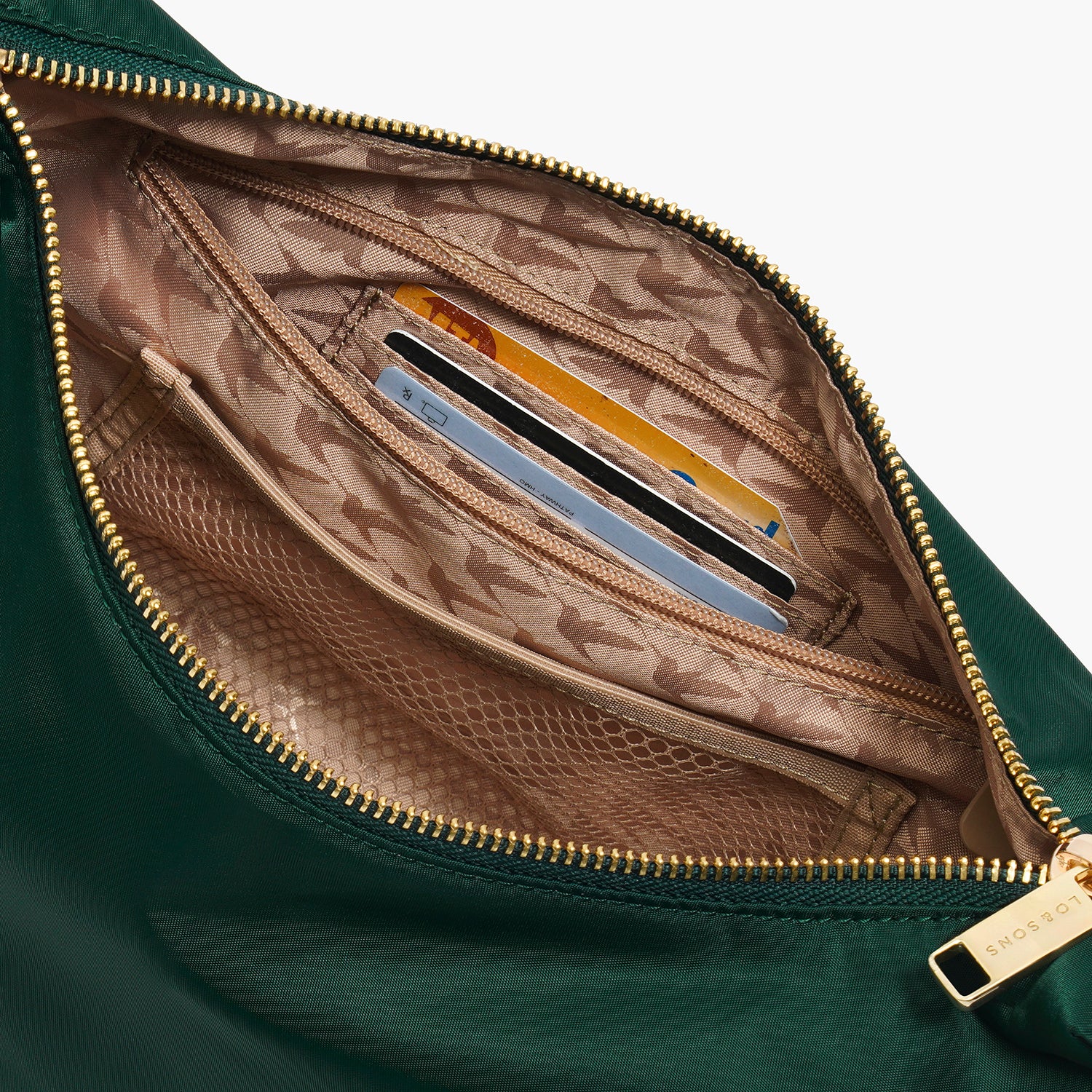 Aoyama 2 - Nylon - Dark Green / Gold / Camel - Image 6