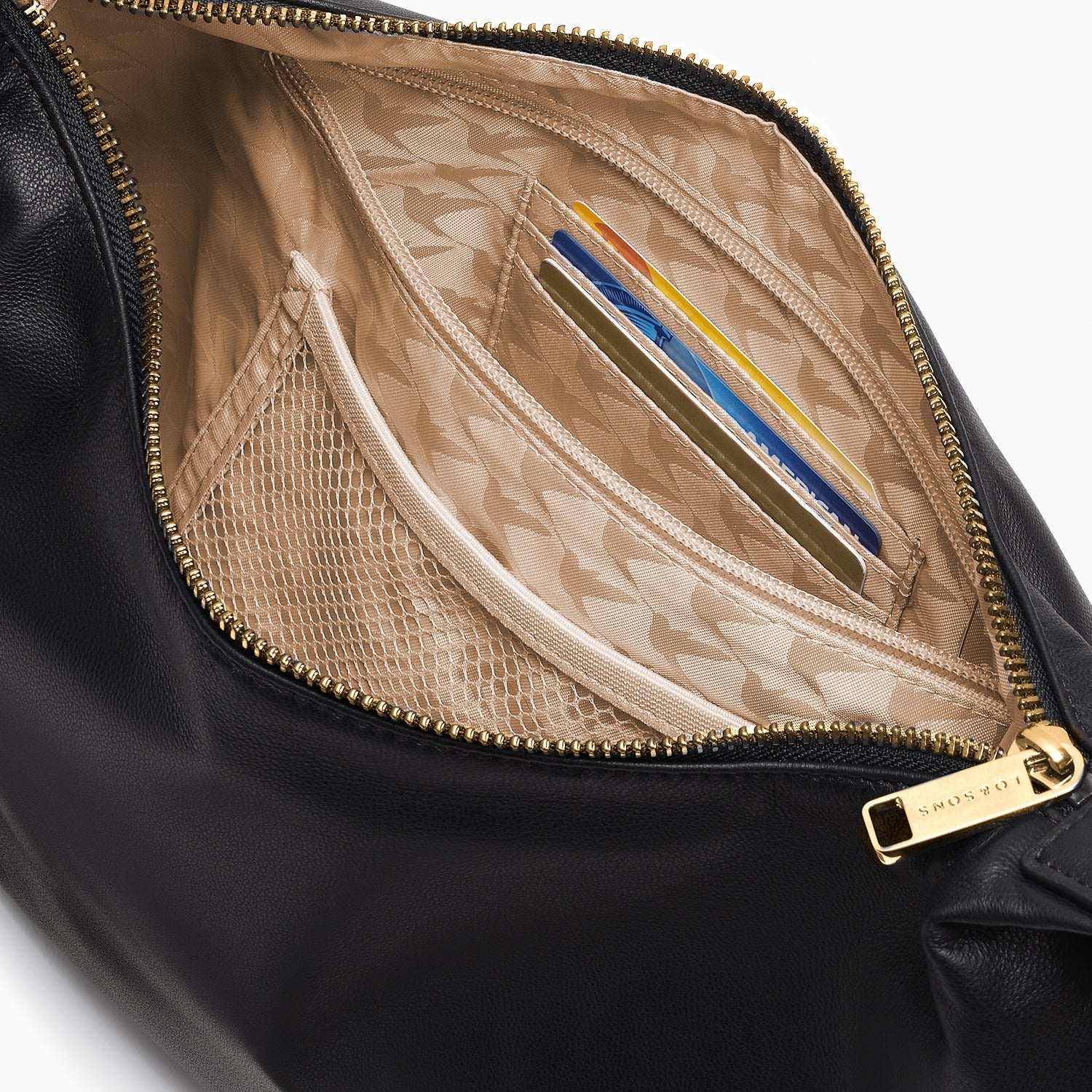 Aoyama 2 - Sheepskin Leather - Black / Gold / Camel - Image 8