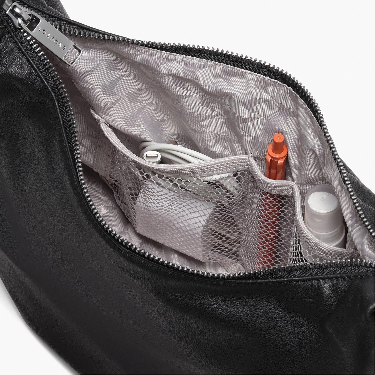 Aoyama 2 - Sheepskin Leather - Black  / Gunmetal / Grey - Image 7