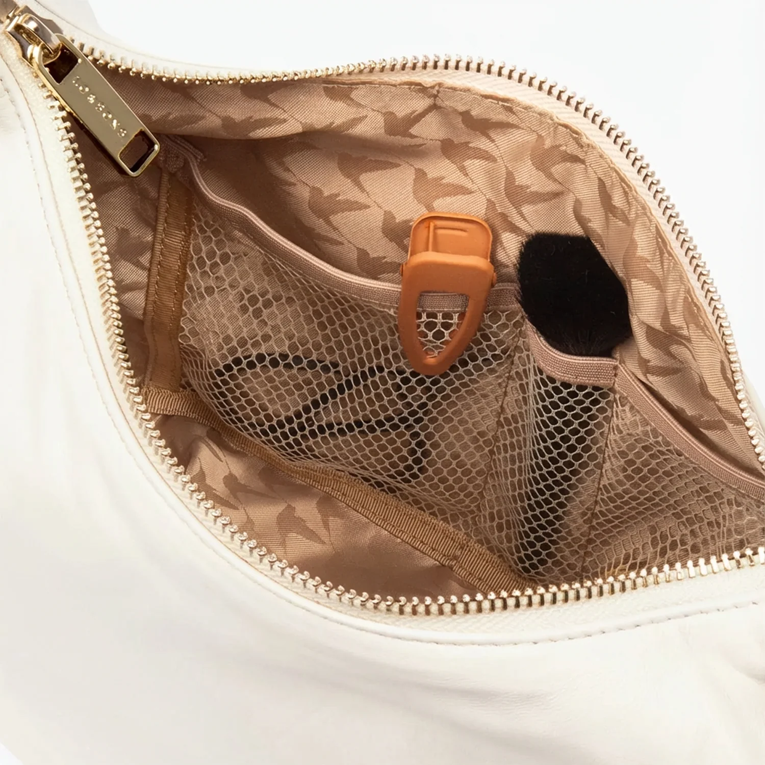 Aoyama - Sheepskin Leather - Ivory / Gold / Camel - Image 8