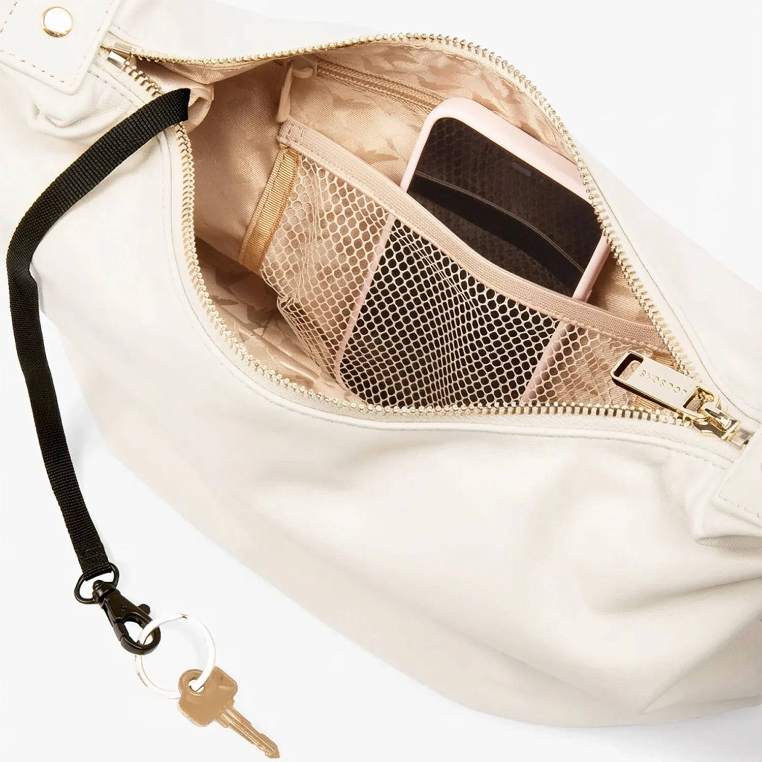 Aoyama - Sheepskin Leather - Ivory / Gold / Camel - Image 9