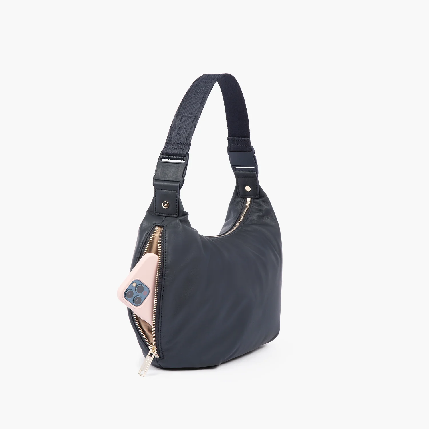 Aoyama - Sheepskin Leather - Navy / Gold / Camel - Image 3