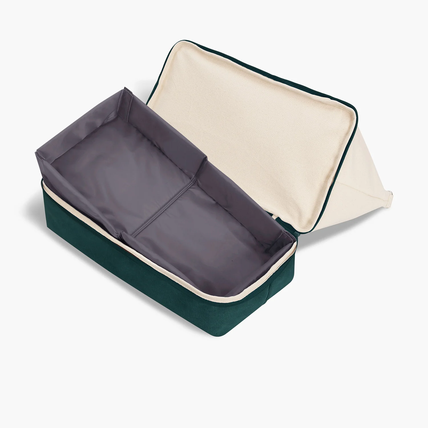 Catalina Deluxe Small - Eco Friendly Canvas - Dark Green Colorblock - Image 3