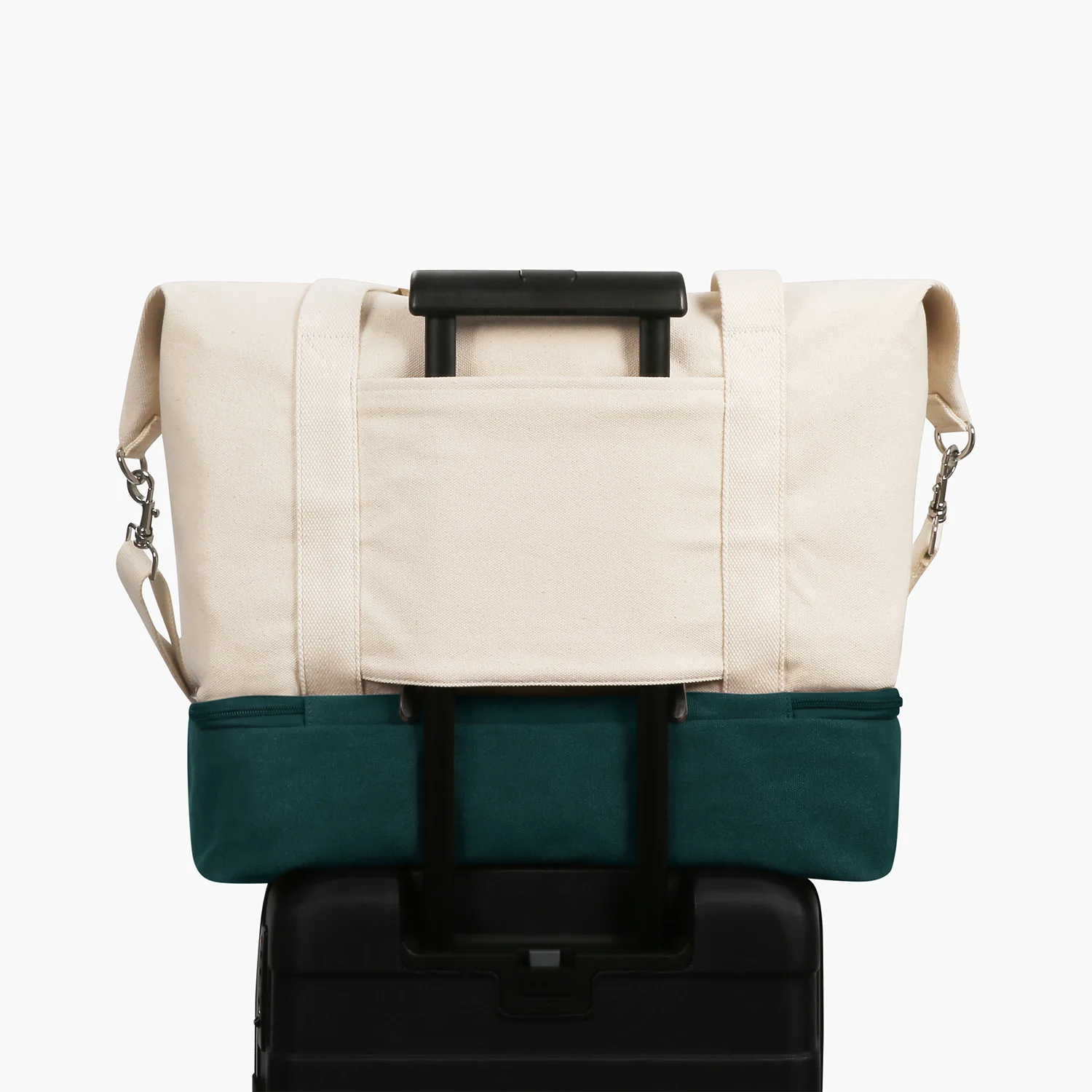 Catalina Deluxe Small - Eco Friendly Canvas - Dark Green Colorblock - Image 5