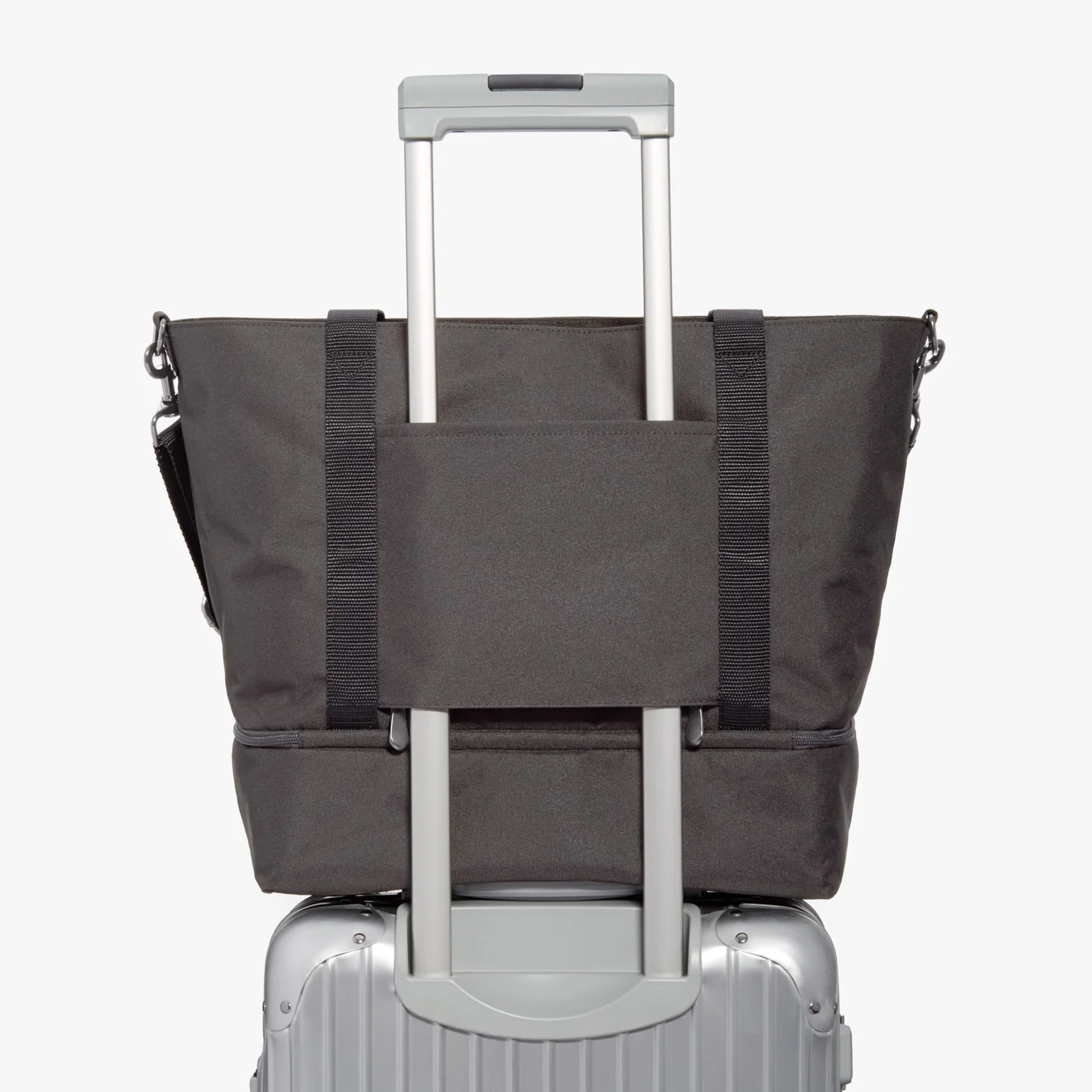 Catalina Deluxe Tote - 600D Recycled Poly - Grey - Image 4