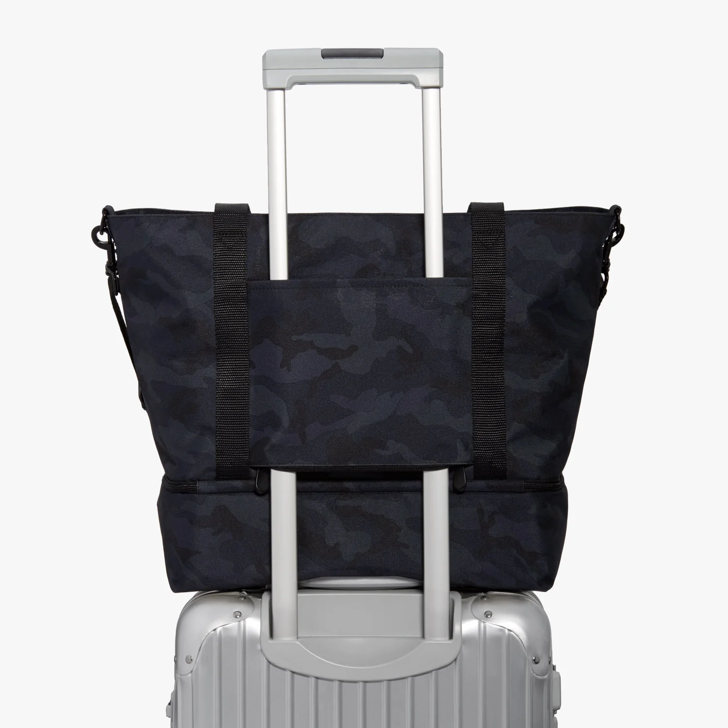 Catalina Deluxe Tote - 600D Recycled Poly - Navy Camo - Image 4