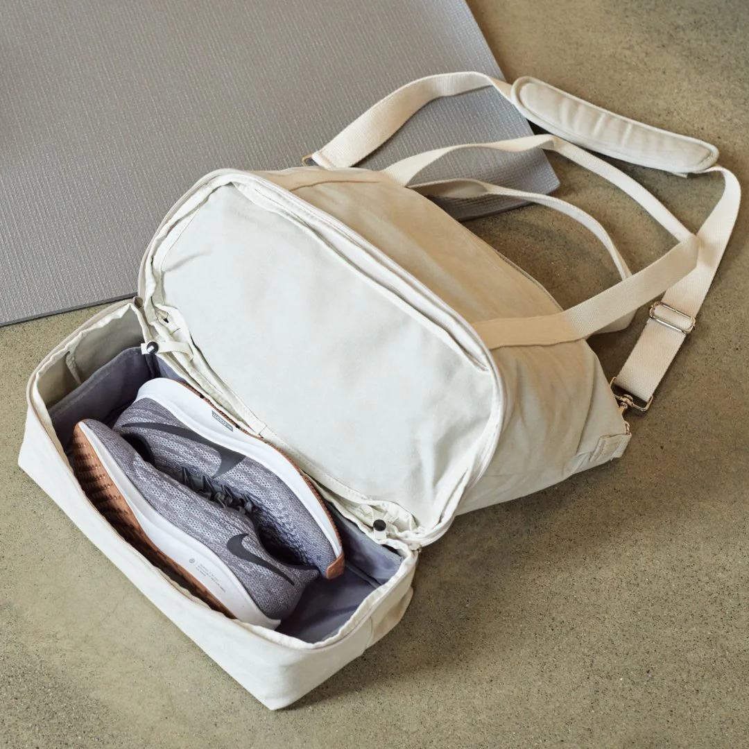 Catalina Deluxe Tote - Eco Friendly Canvas - Dove Grey - Image 3