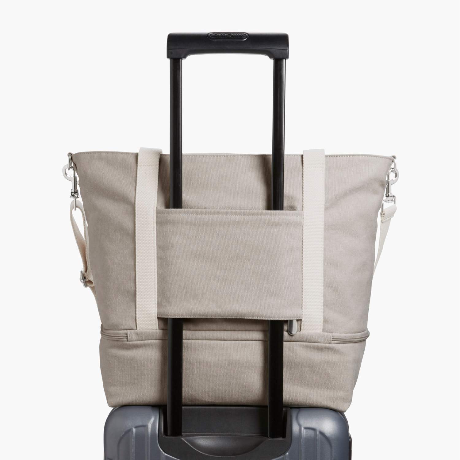 Catalina Deluxe Tote - Eco Friendly Canvas - Dove Grey - Image 6