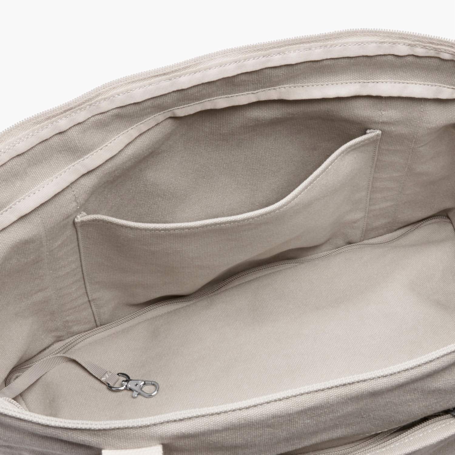 Catalina Deluxe Tote - Eco Friendly Canvas - Dove Grey - Image 7