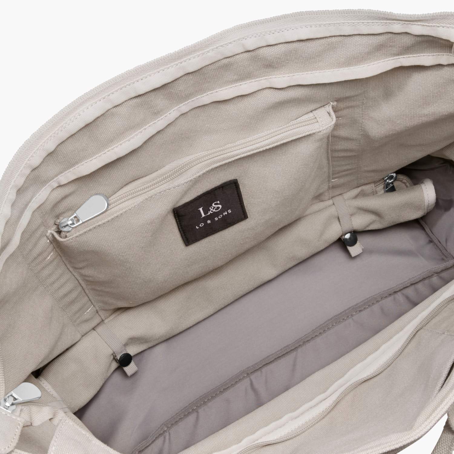 Catalina Deluxe Tote - Eco Friendly Canvas - Dove Grey - Image 9