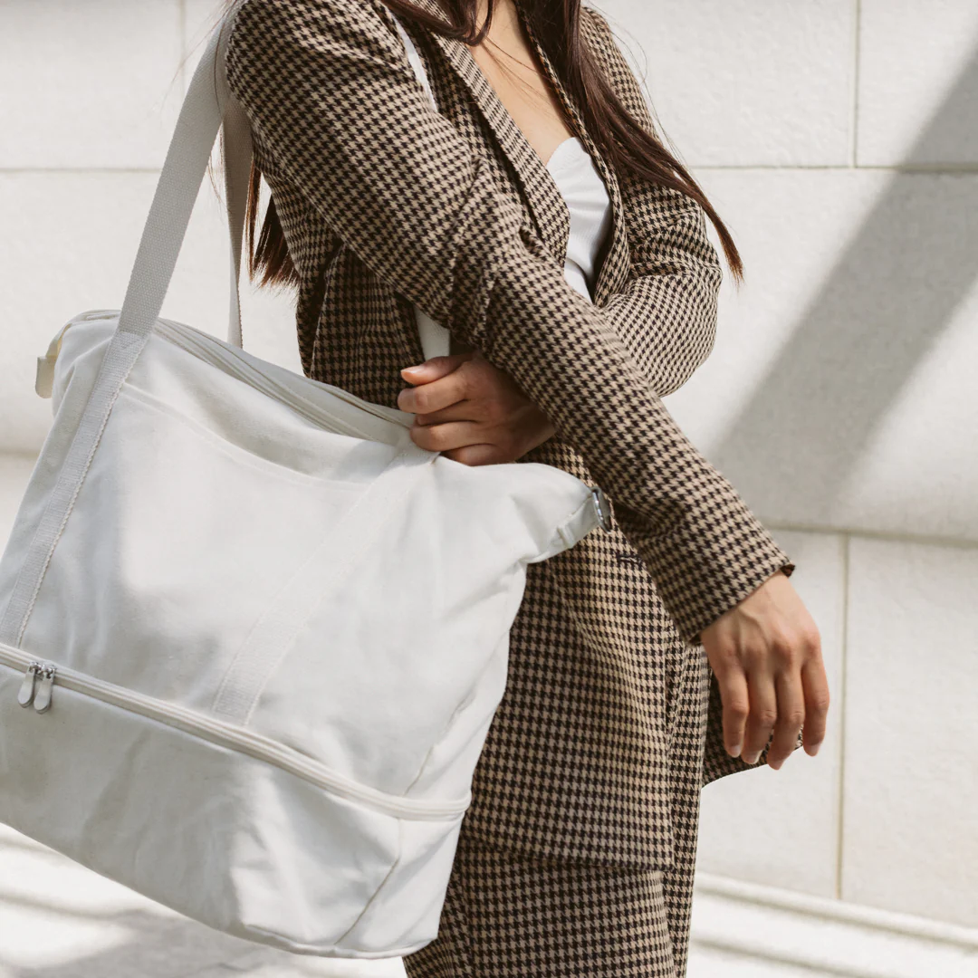 Catalina Deluxe Tote - Eco Friendly Canvas - Natural - Image 3