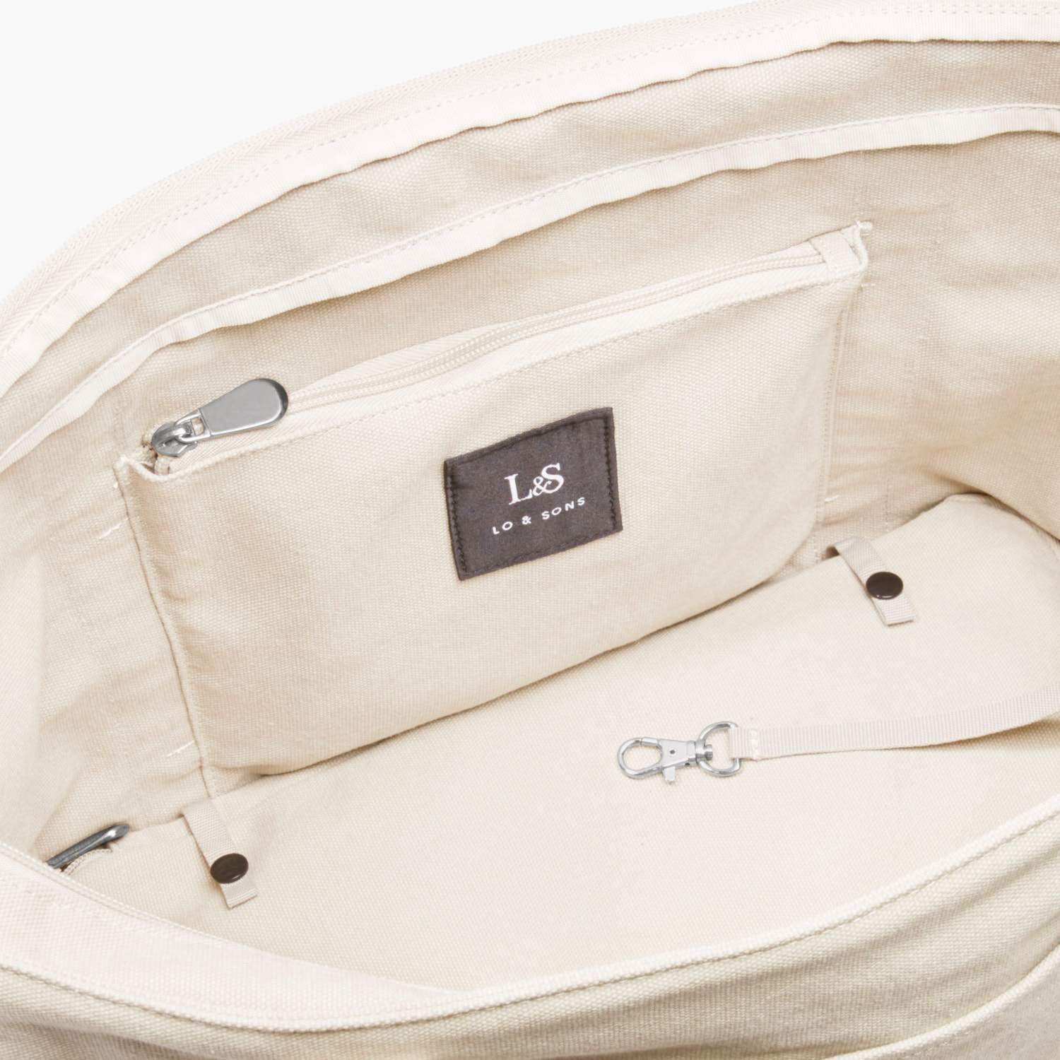 Catalina Deluxe Tote - Eco Friendly Canvas - Natural - Image 7