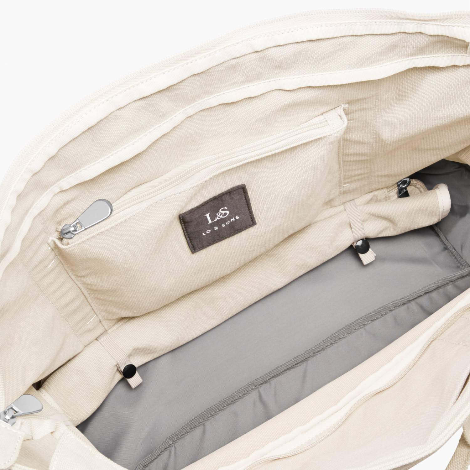 Catalina Deluxe Tote - Eco Friendly Canvas - Natural - Image 9