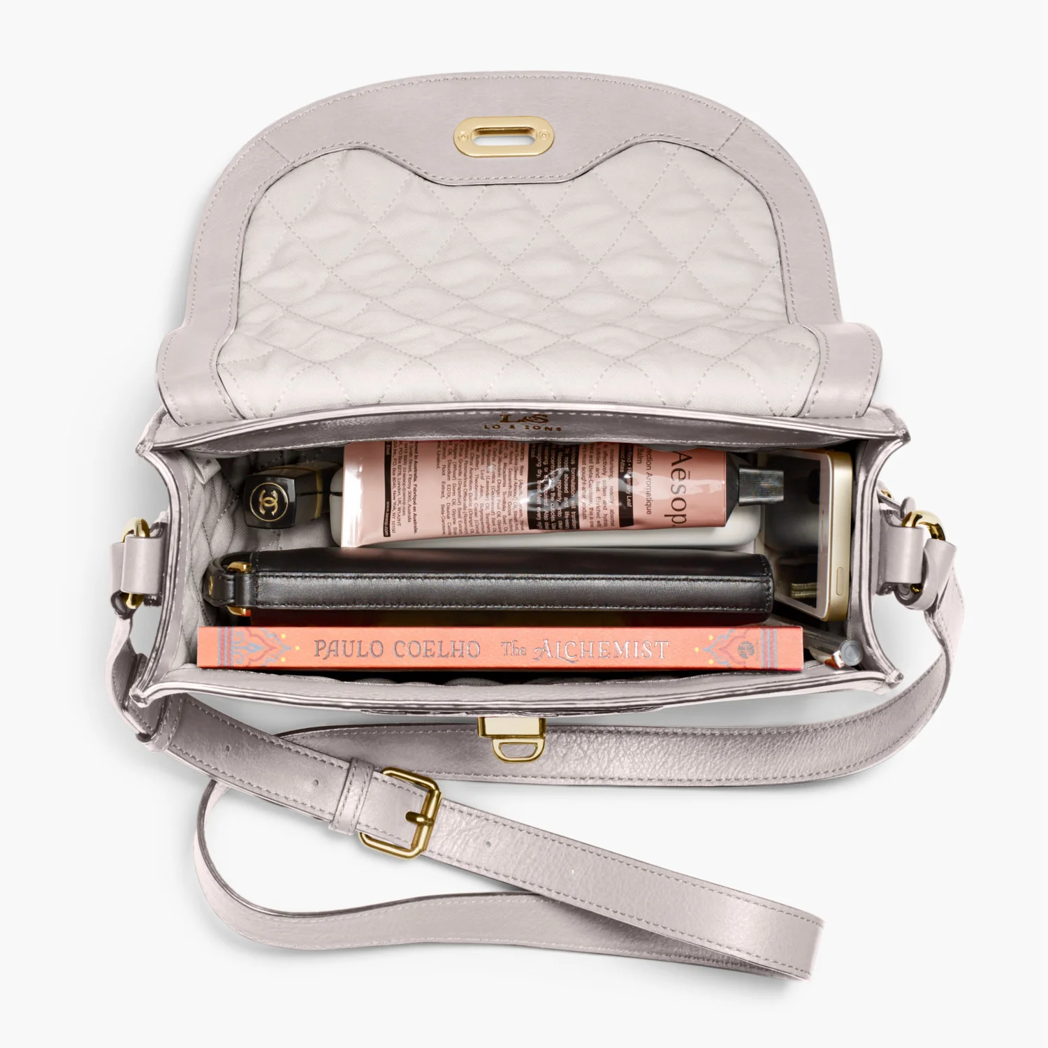 Claremont - Full Grain Leather - Light Grey - Image 4