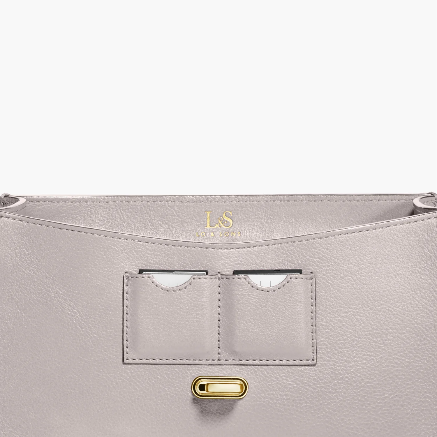 Claremont - Full Grain Leather - Light Grey - Image 5