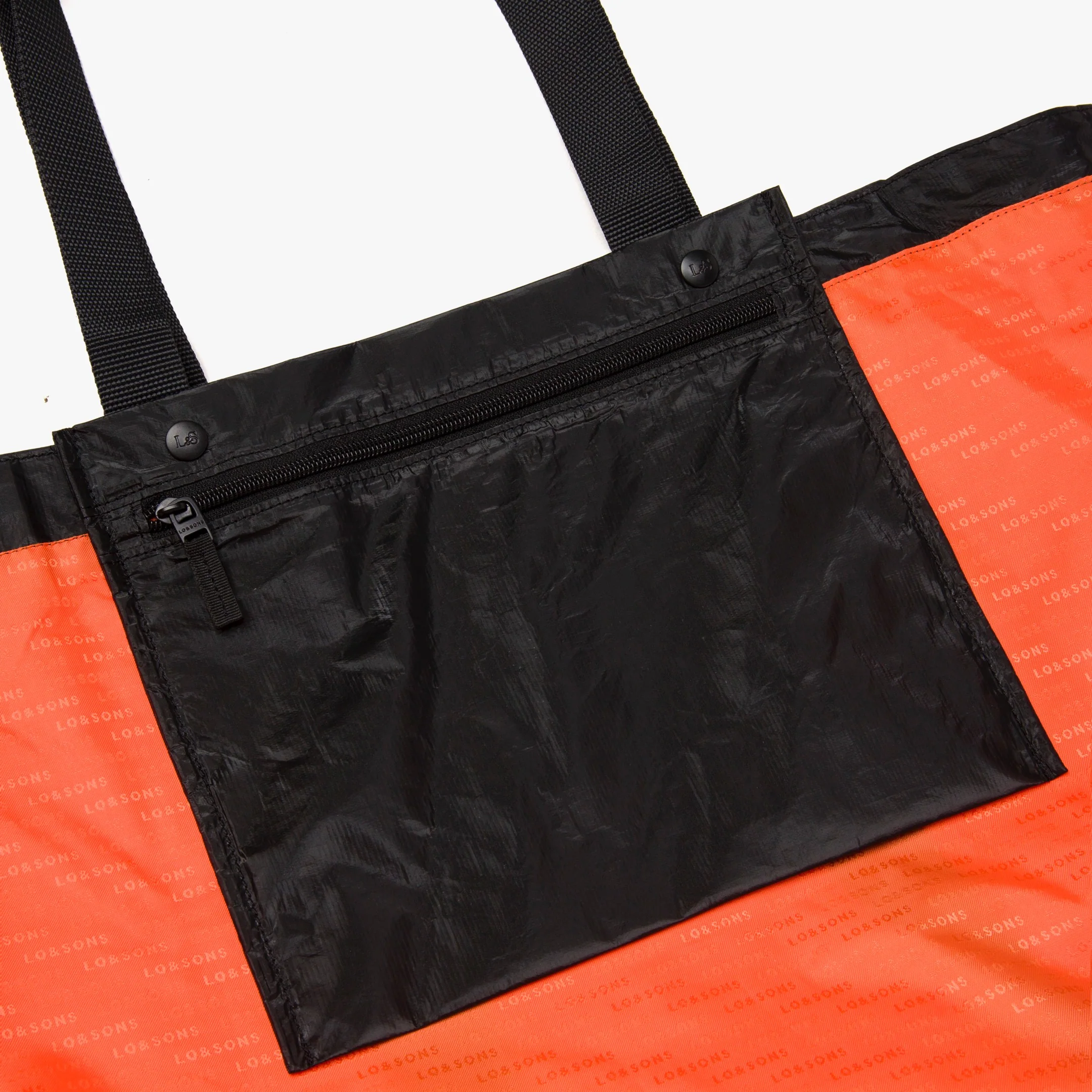 Del Mar Packable Tote Large - Tyvek - Black - Image 3