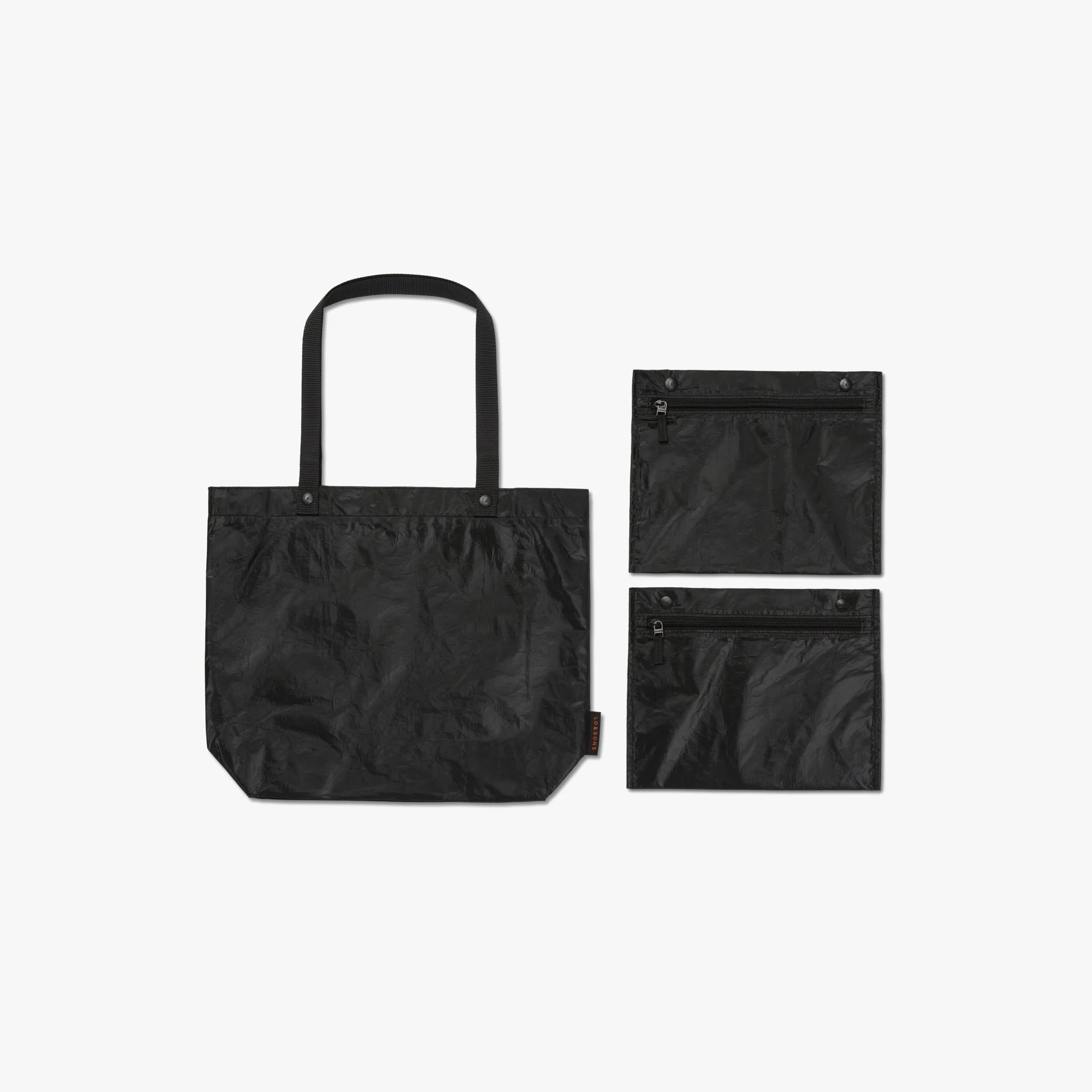 Del Mar Packable Tote Small - Tyvek - Black - Image 4