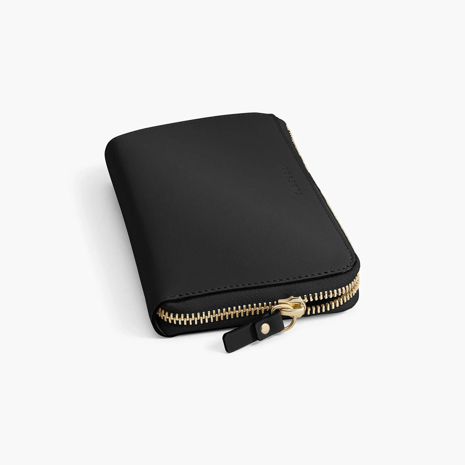 Magnolia Leather Wallet - Nappa Leather - Black / Gold / Grey - Image 9