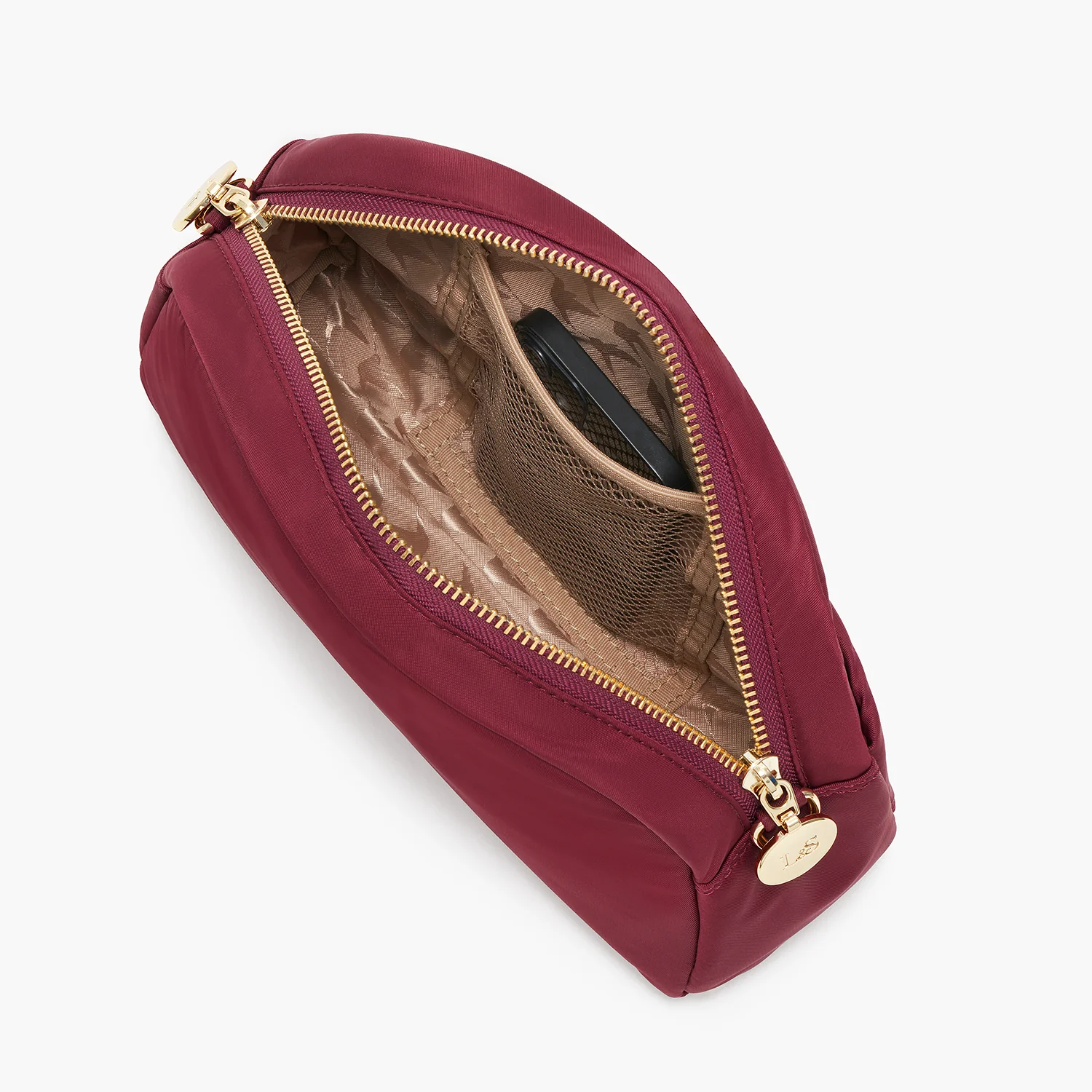 Nouvelle - Recycled Nylon - Cabernet / Gold / Camel - Image 3