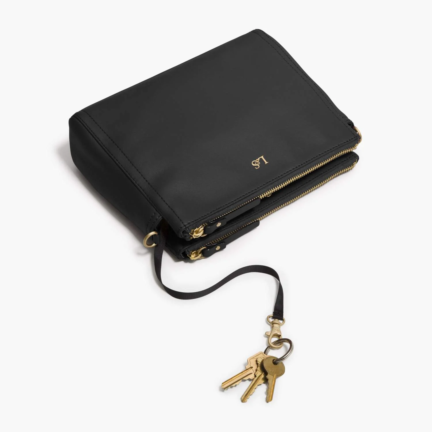 Pearl - Nappa Leather - Black / Gold / Camel - Image 10