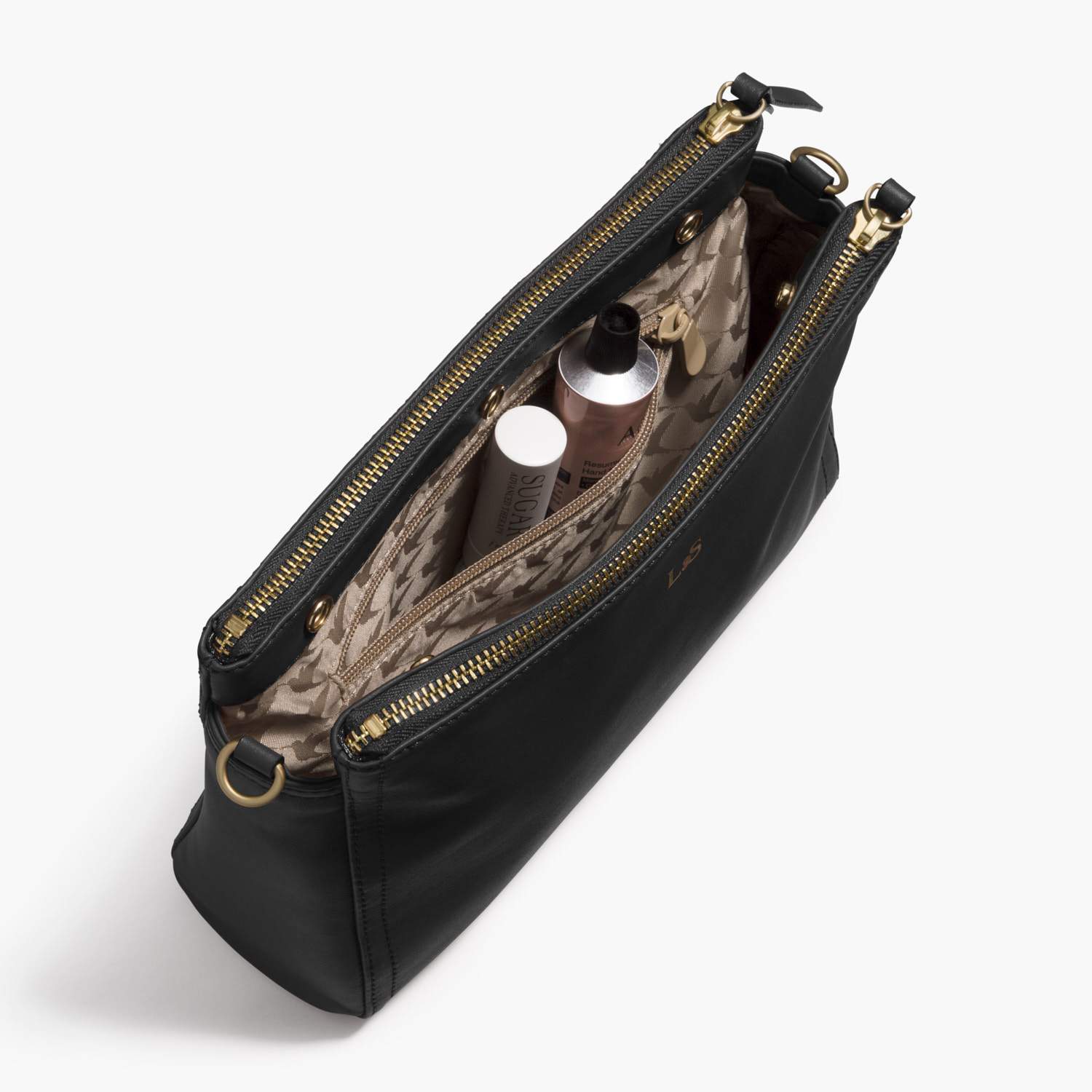 Pearl - Nappa Leather - Black / Gold / Camel - Image 9