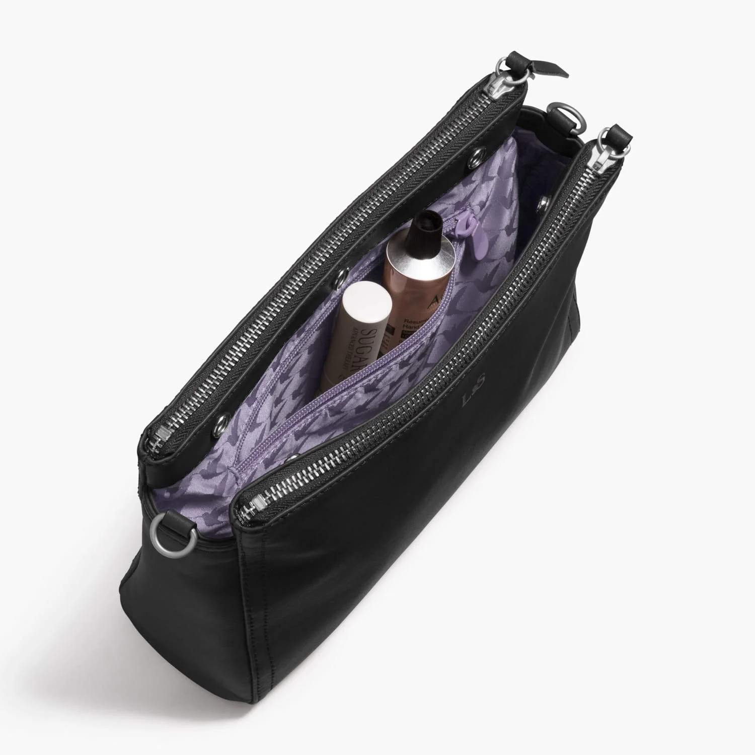 Pearl - Nappa Leather - Black / Silver / Lavender - Image 3