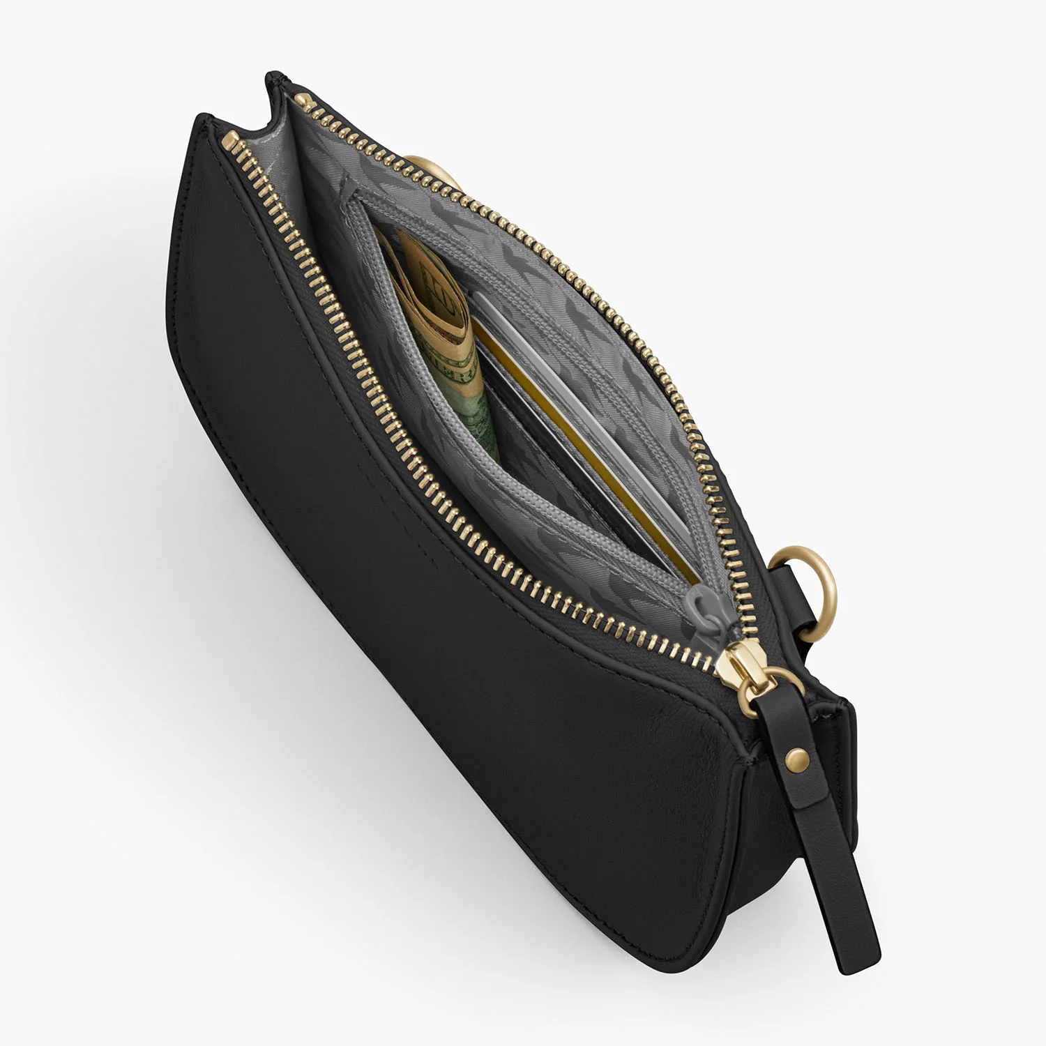 Waverley 2 Large - Nappa Leather - Black / Gold / Grey - Image 6