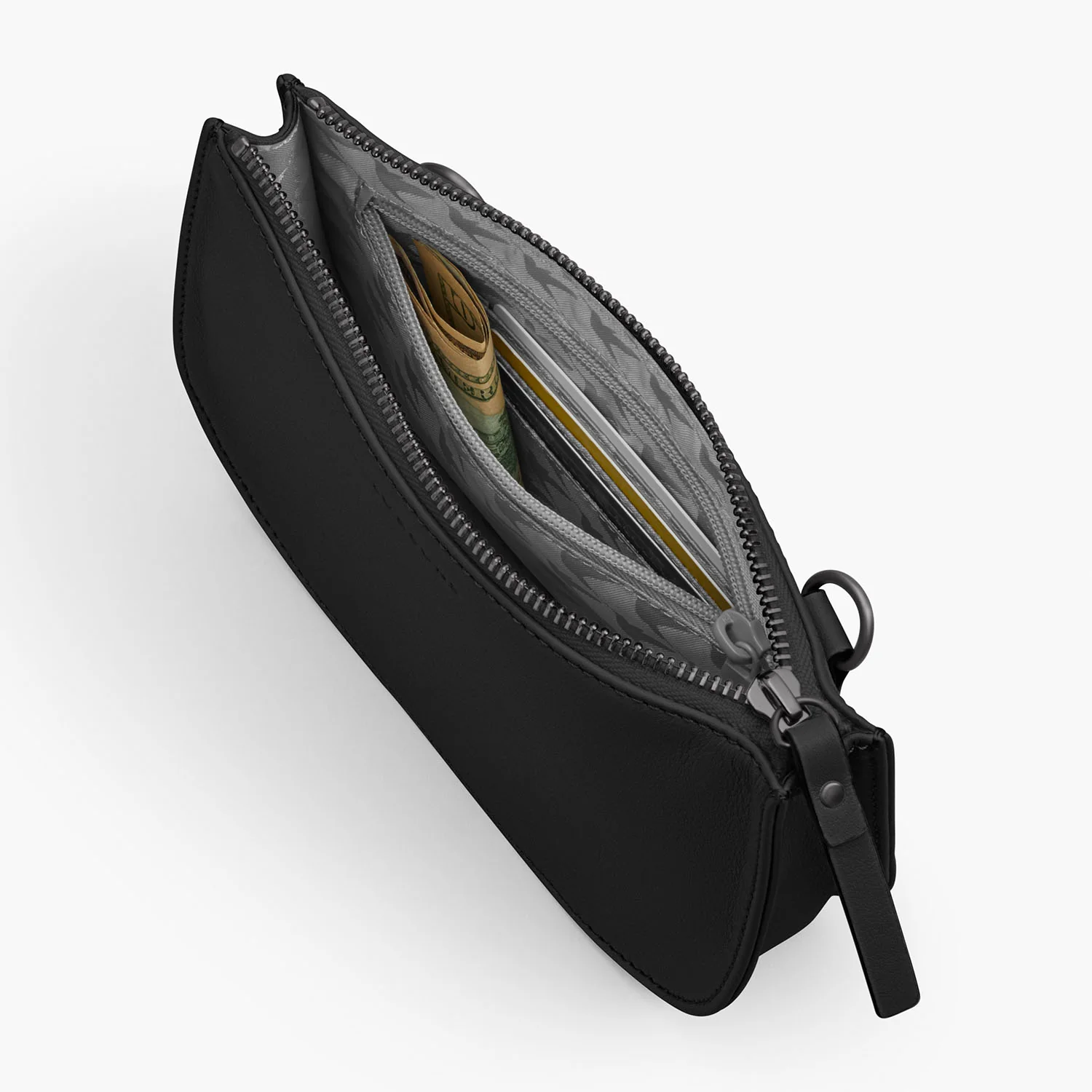 Waverley 2 Large - Nappa Leather - Black / Gunmetal / Grey - Image 3