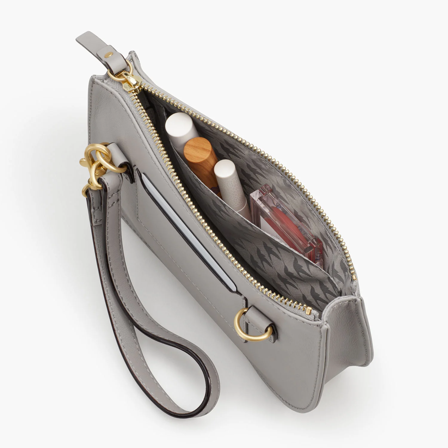 Waverley 2 Large - Nappa Leather - Light Grey / Gold / Grey - Image 4