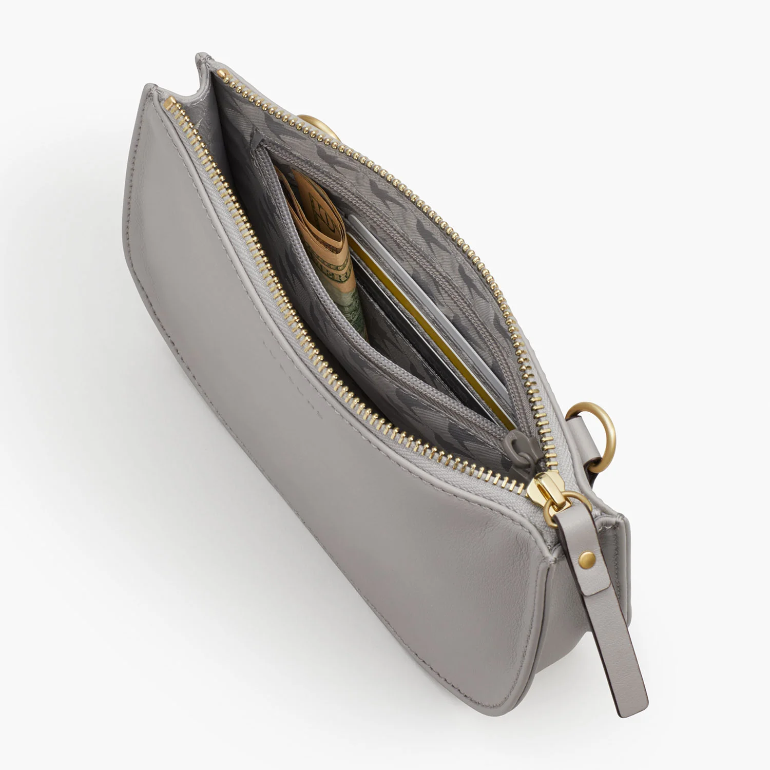 Waverley 2 Large - Nappa Leather - Light Grey / Gold / Grey - Image 5