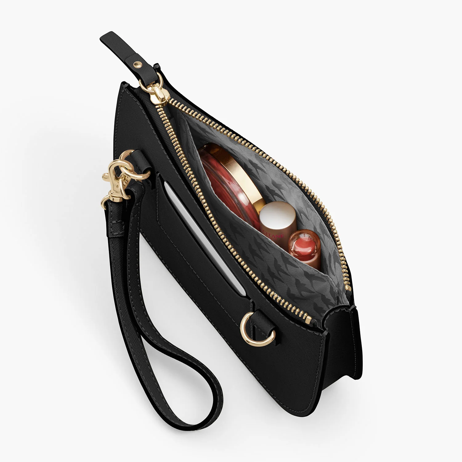 Waverley 2 Large - Saffiano Leather - Black / Gold / Grey - Image 5