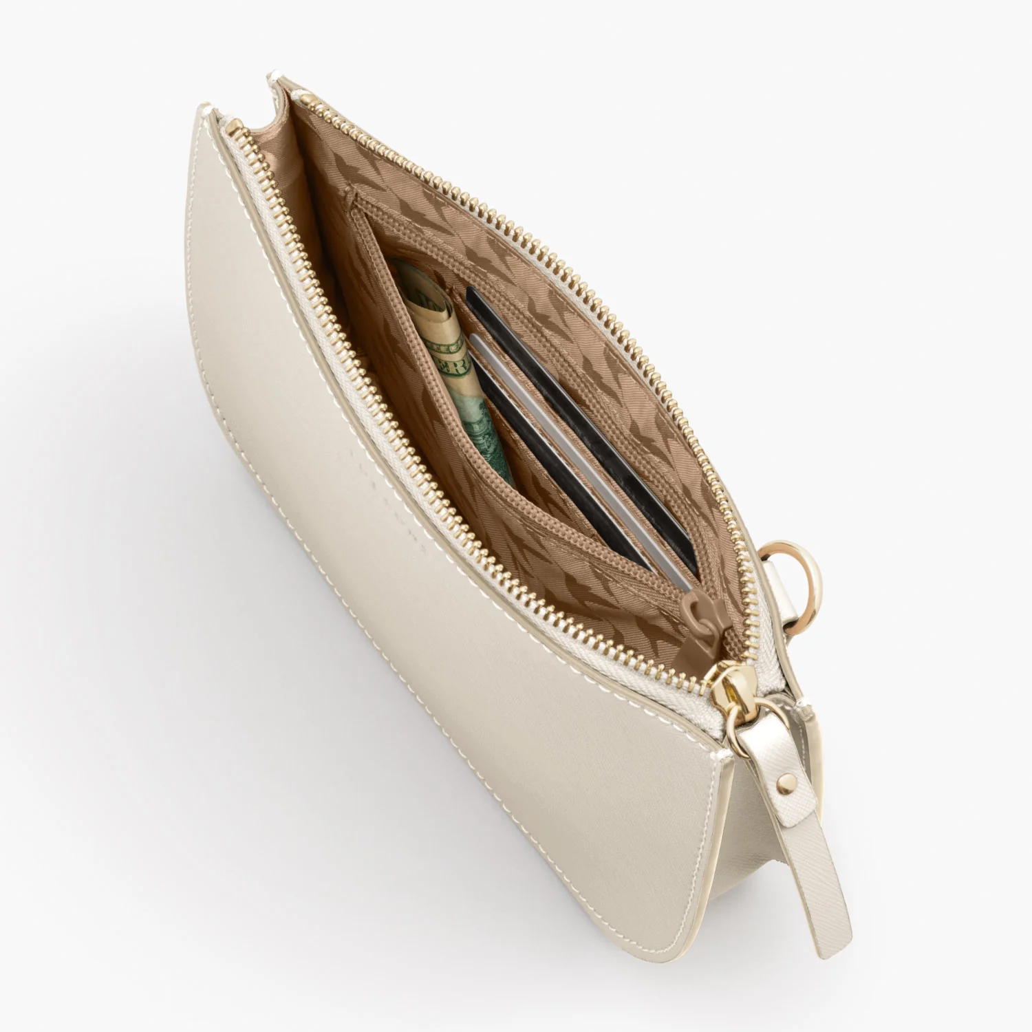 Waverley 2 Large - Saffiano Leather - Ivory / Gold / Camel - Image 3