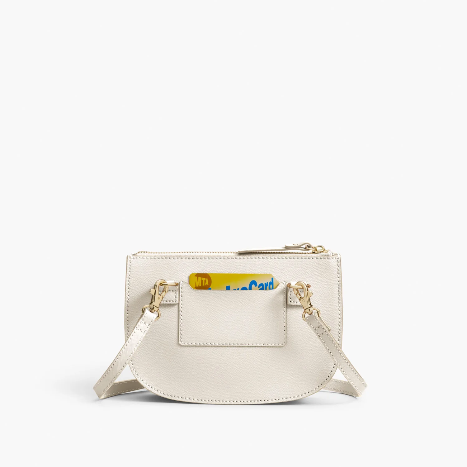 Waverley 2 Large - Saffiano Leather - Ivory / Gold / Camel - Image 4