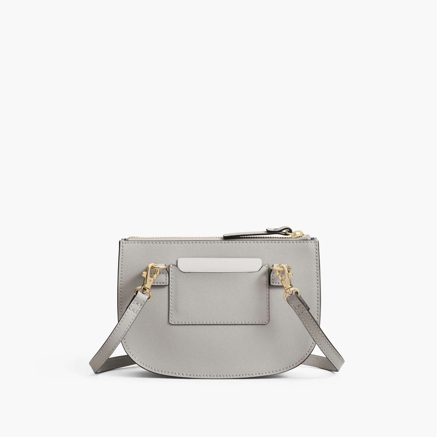Waverley 2 Large - Saffiano Leather - Light Grey / Gold / Grey - Image 6